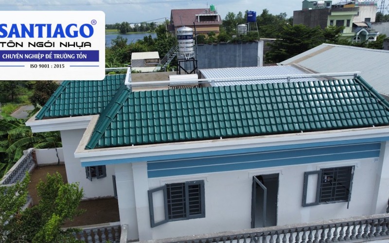 Biệt Thự Mái Nhật, Mái Thái Lợp Ngói Nhựa: Công Trình Và Phụ Kiện