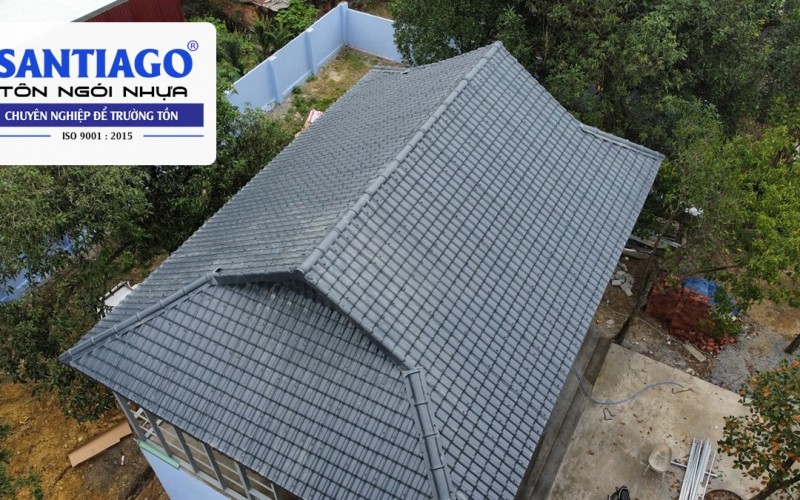 Cách Tính Số Mét Ngói Nhựa Cho Mái Bánh Ú (Mái Nhật 4 Mặt)