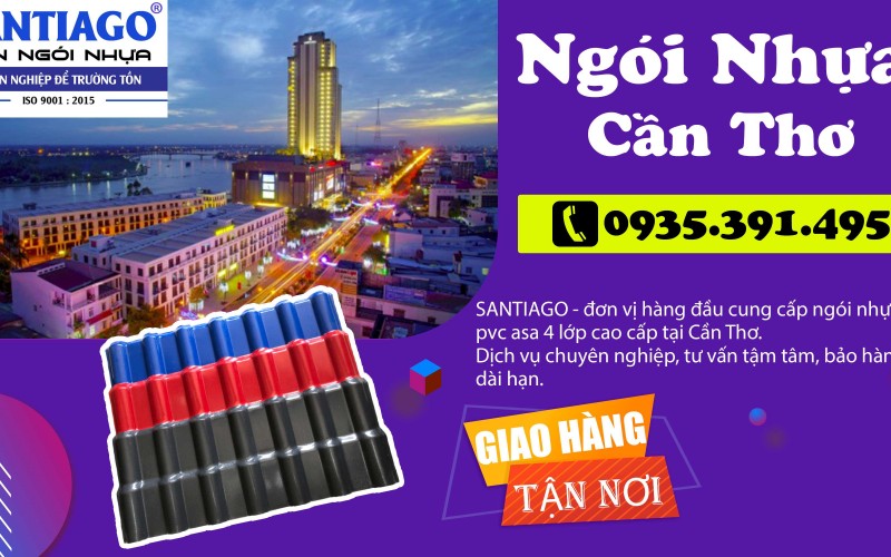 Ngói nhựa Cần Thơ giá bao nhiêu? Vùng gió An Bình – Cờ Đỏ