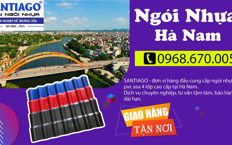 Ngói nhựa Hà Nam giá bao nhiêu? Vùng gió Bình An – Đông A