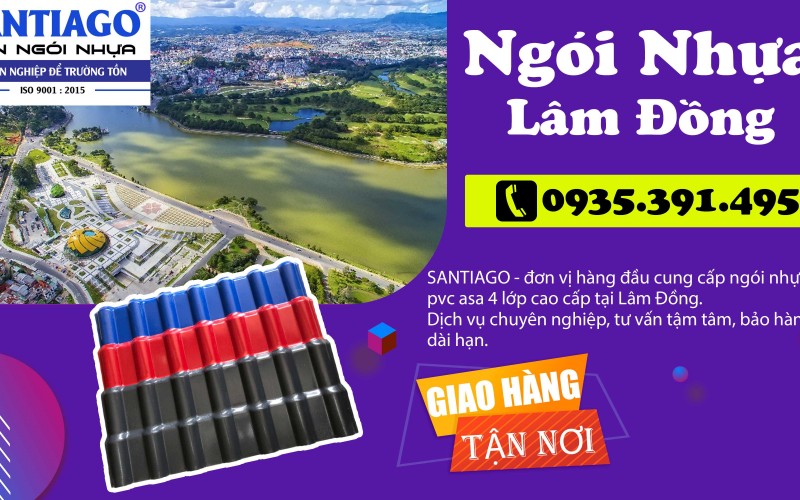 Tôn ngói nhựa Lâm Đồng (Đắk Nông, Bình Thuận cũ): giá, nơi mua