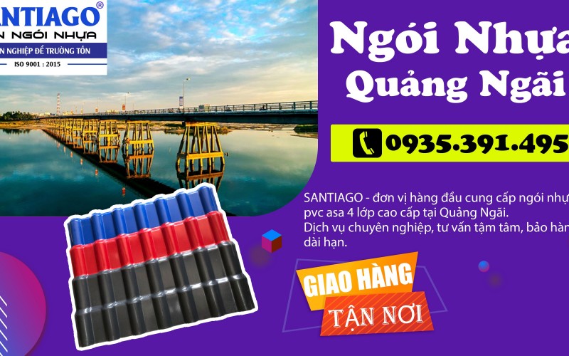 Tôn ngói nhựa Quảng Ngãi (Kon Tum cũ) giá bao nhiêu? Mua ở đâu?