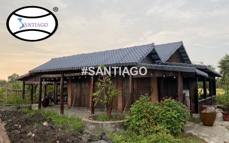 Ngói Nhựa Ở Đức Hòa (Long An Cũ, Nay Tây Ninh): Nhà Gỗ, Nhà Khung Thép Gần Nhà Máy Santiago