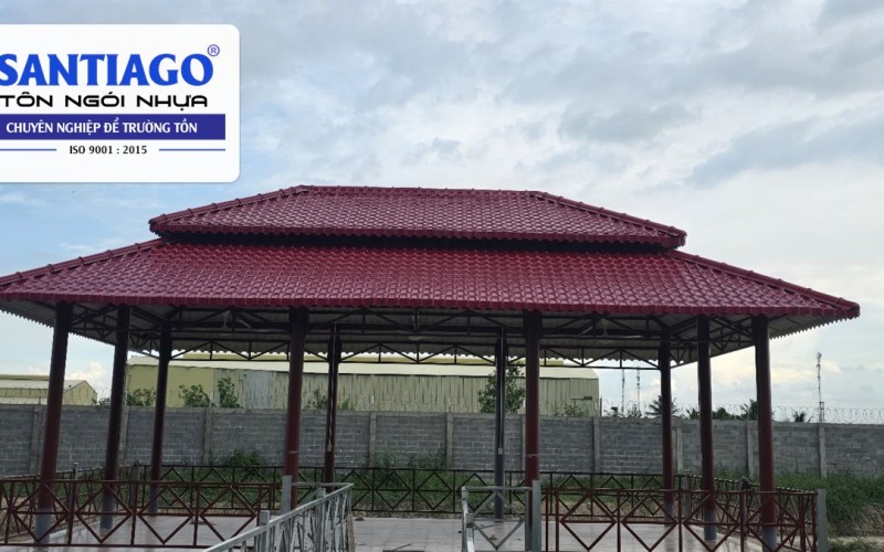 Quán Cà Phê, Nhà Hàng Sân Vườn Lợp Ngói Nhựa: Chòi, Lục Giác, Mái Che