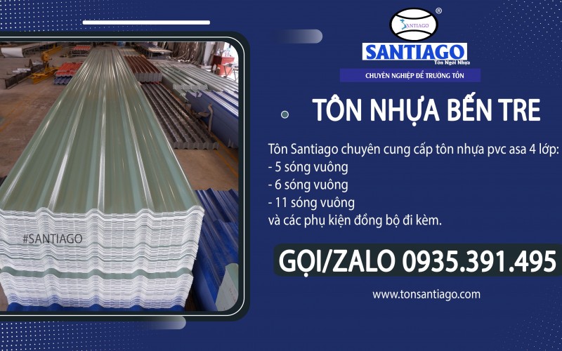 Tôn nhựa Bến Tre giá bao nhiêu? Vùng gió Bến Tre – Cầu Kè