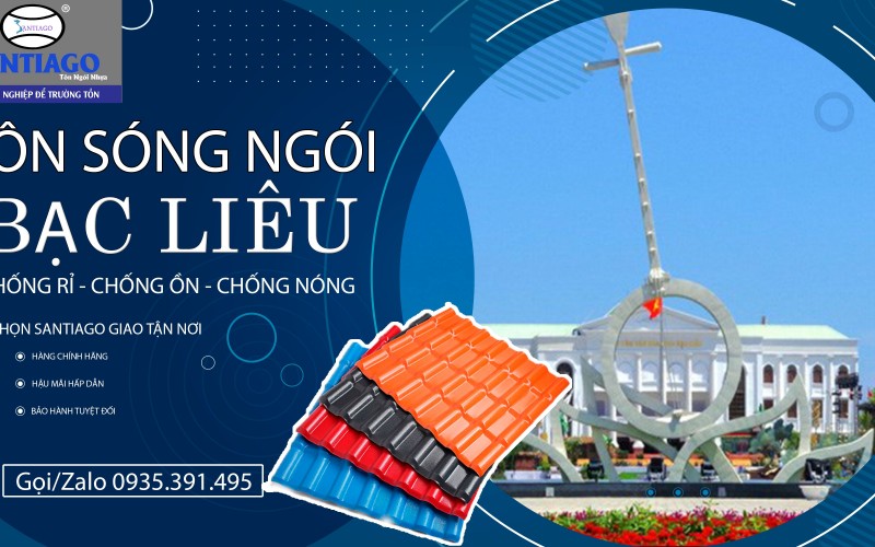 Tôn sóng ngói Bạc Liêu giá bao nhiêu? Vùng gió 9 xã, phường
