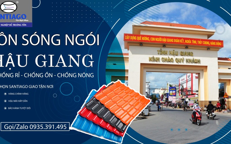 Tôn sóng ngói Hậu Giang giá bao nhiêu? Vùng gió 9 xã, phường