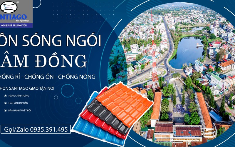 Tôn sóng ngói Lâm Đồng giá bao nhiêu? Vùng gió 12 xã, phường