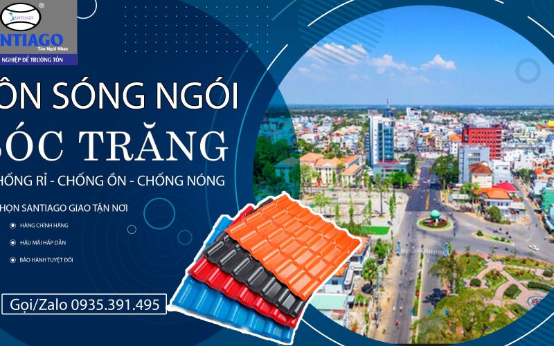 Tôn sóng ngói Sóc Trăng giá bao nhiêu? Vùng gió 10 xã, phường