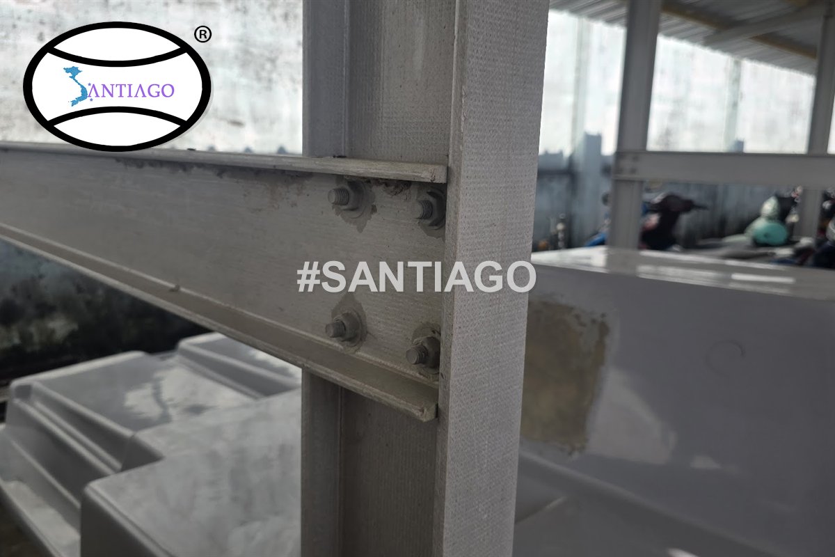 Mối nối khung composite bắt bu lông