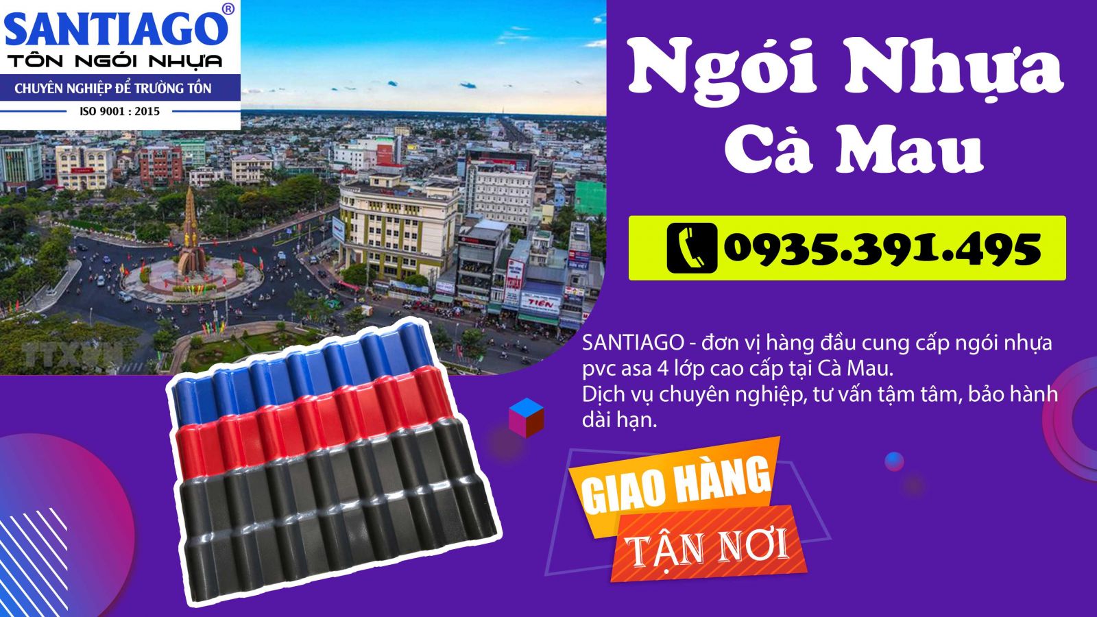 ngói nhựa cà mau