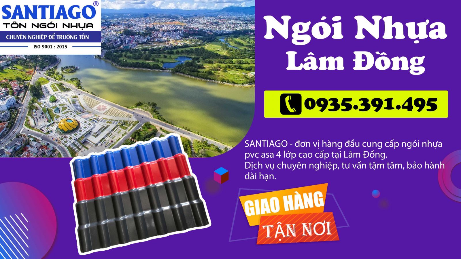 ngói nhựa lâm đồng