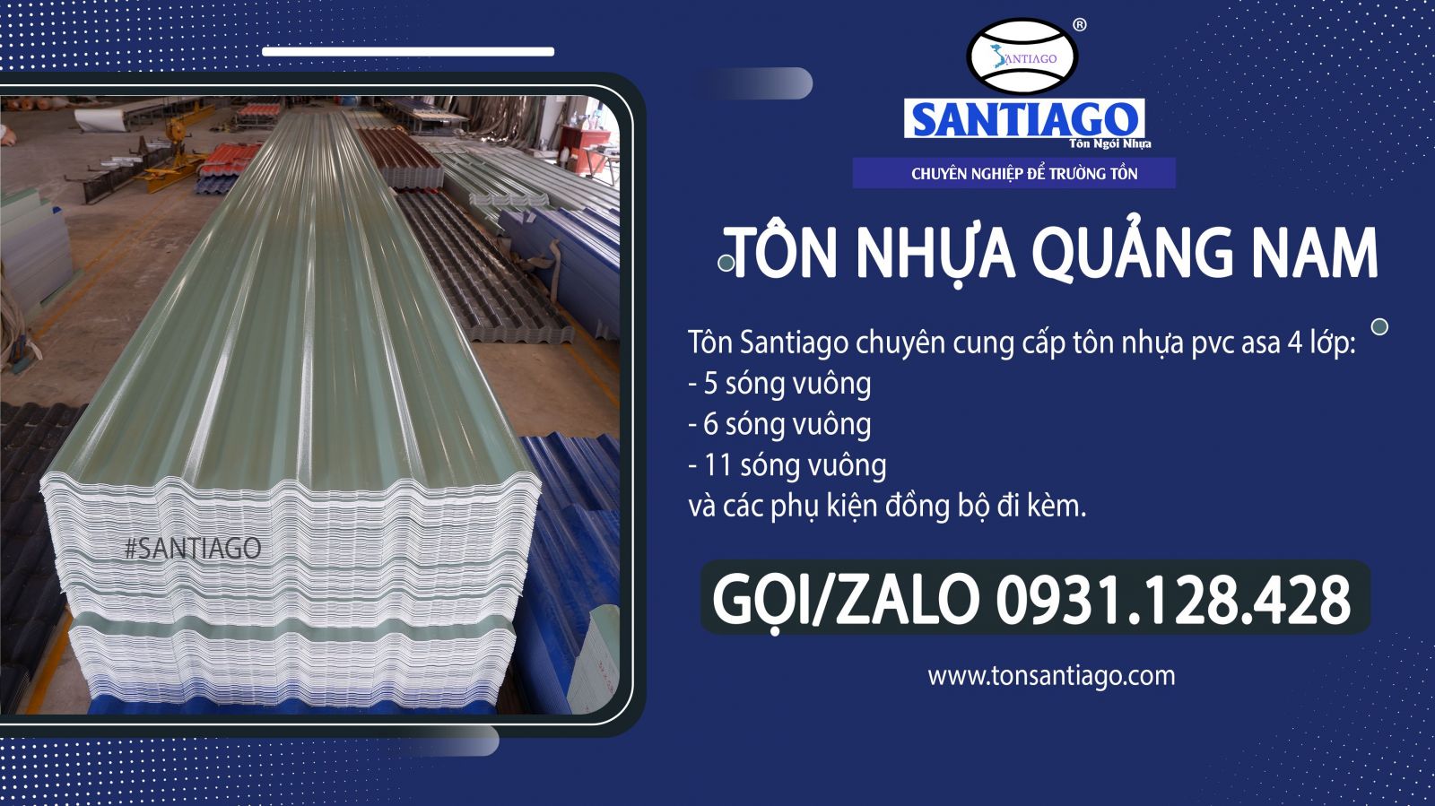 tôn nhựa quảng nam