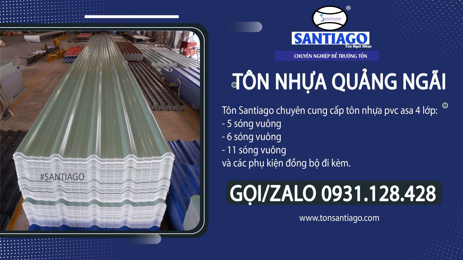 tôn nhựa quảng ngãi