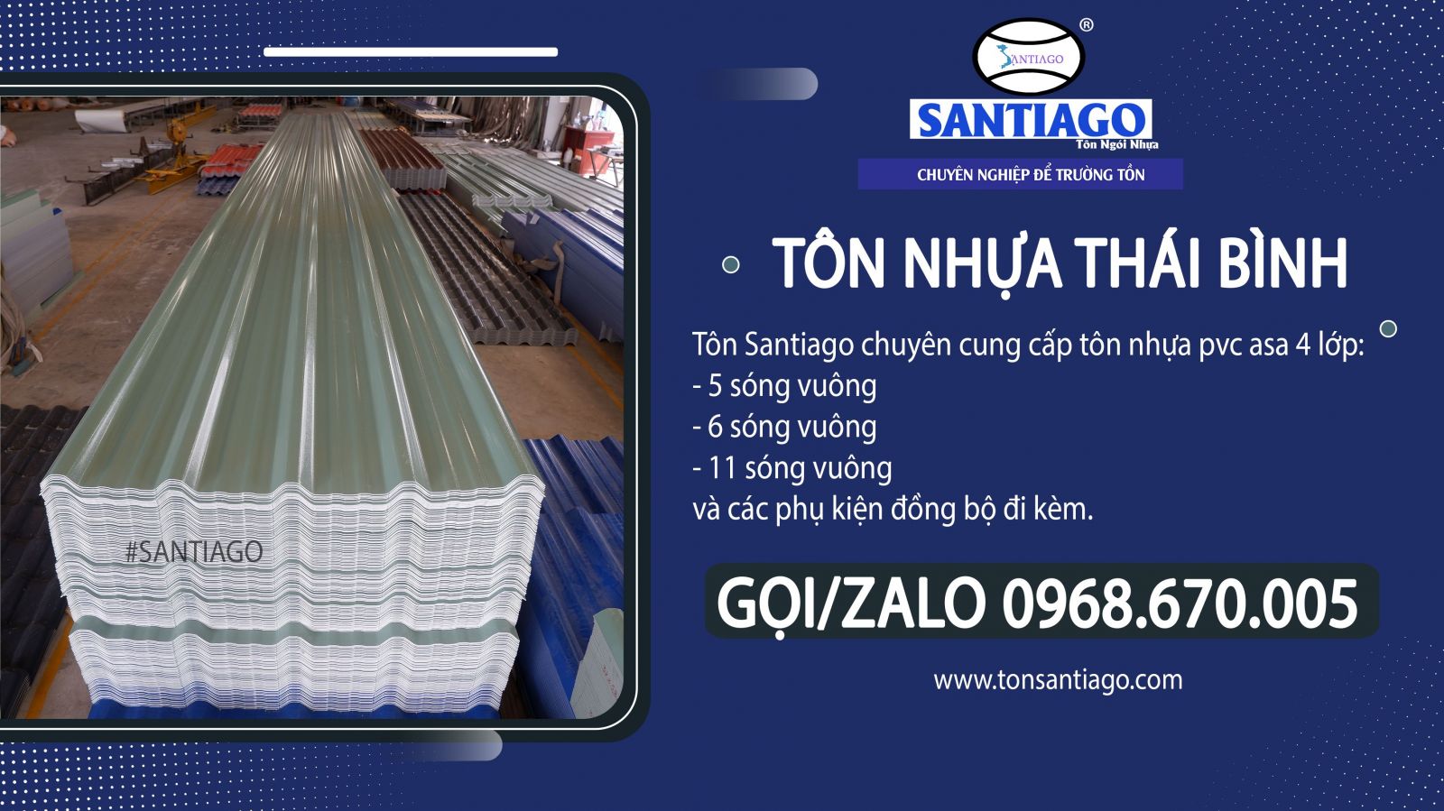 tôn nhựa thái bình