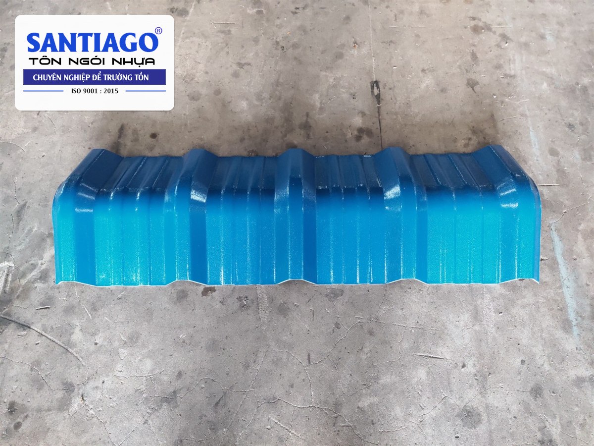 Úp nóc tôn nhựa cải tiến đỉnh tròn của Santiago