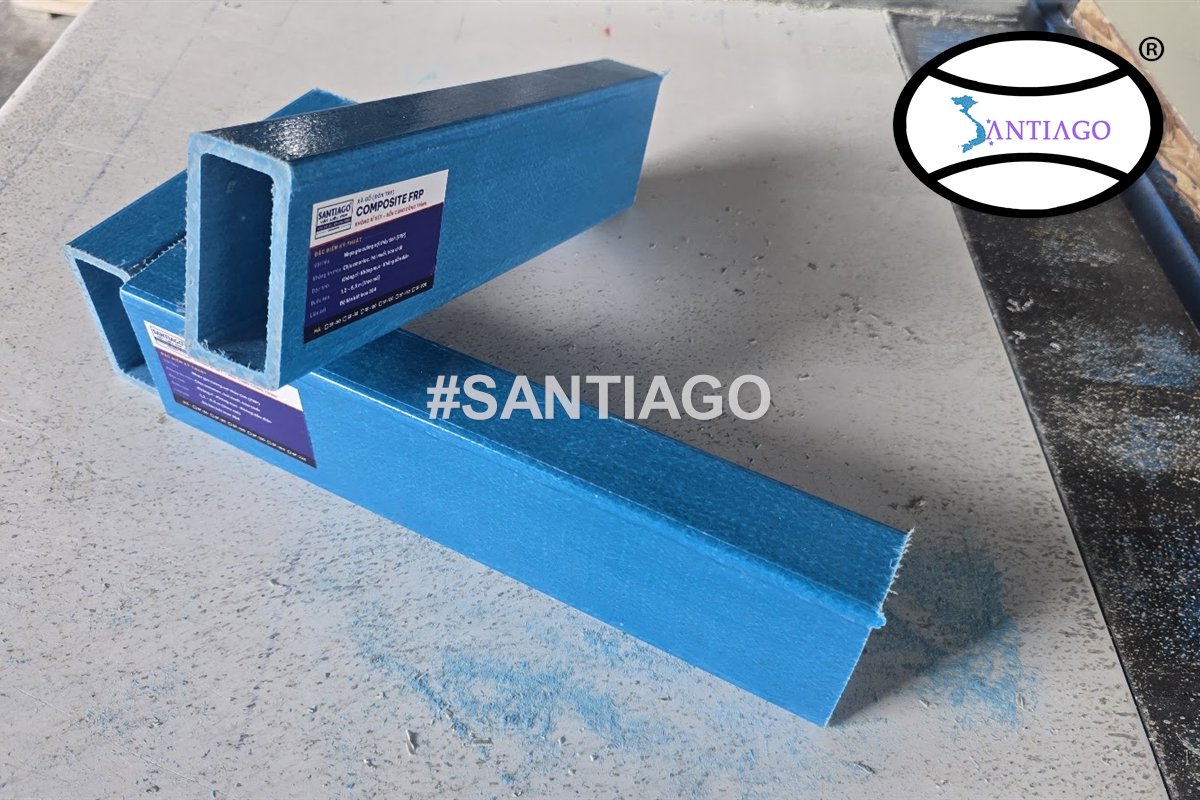 Xà gồ nhựa composite SF-120 có nhãn Santiago FRP